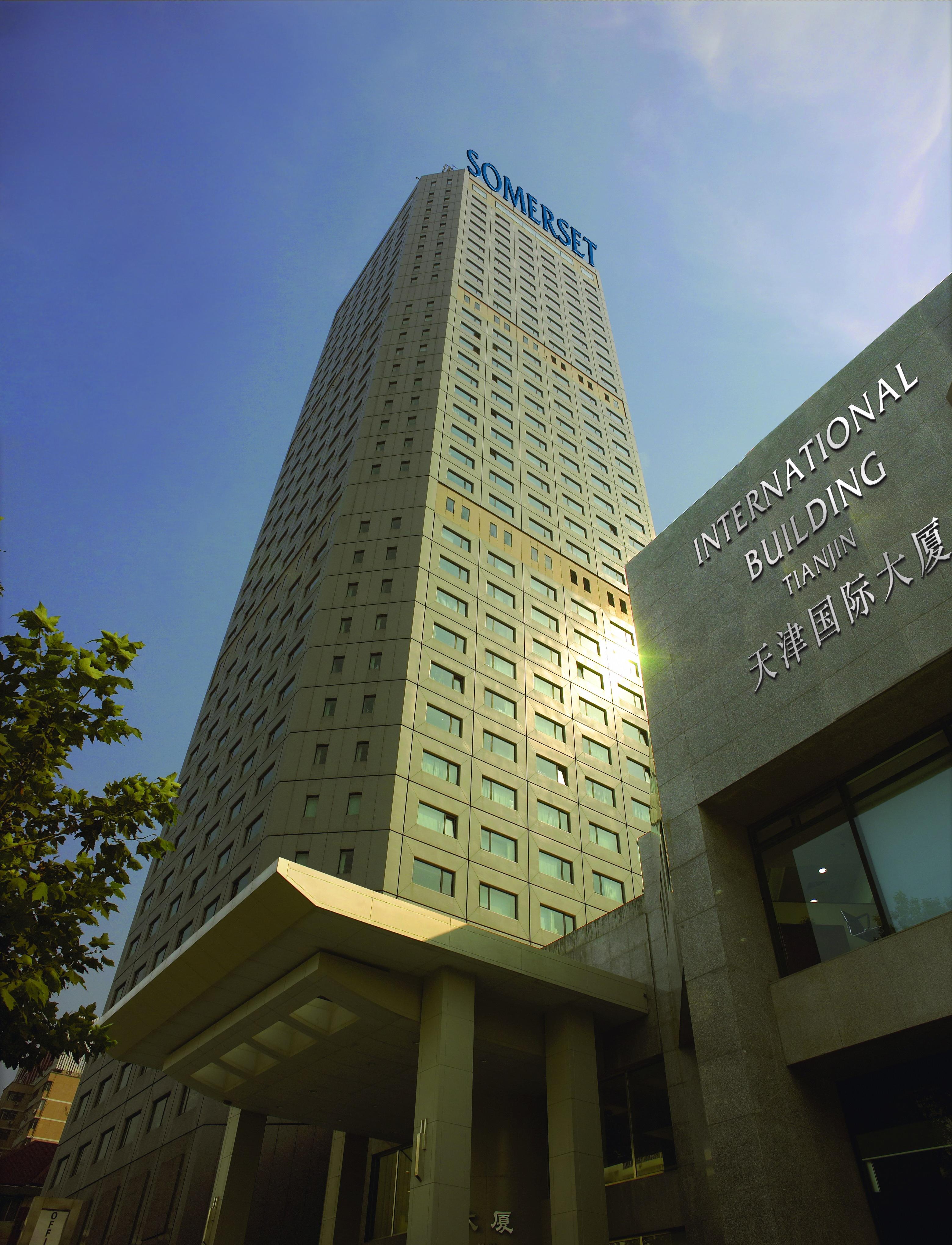 Somerset International Building Tientsin Dış mekan fotoğraf